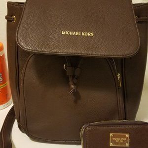 MK Backpack with wallet